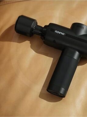 Black Handheld Massage Gun - Percussion Muscle Massager